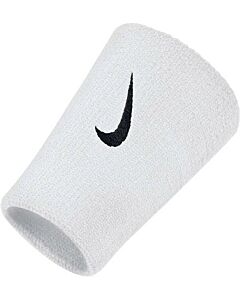 Nike Accessoires SWOOSH WRISTBAND WHITE-BLACK