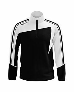MASITA - Forza zip sweater - Zwart-Wit