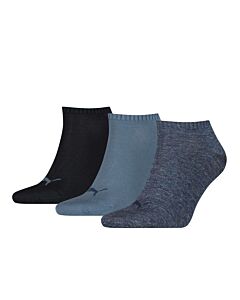 PUMA ACCESSOIRES - puma unisex sneaker plain 3p - Blauwdonker-Multicolour