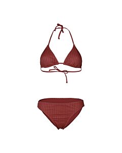 BRUNOTTI - lollypop-mesh womens bikini - Bordeaux-Rood