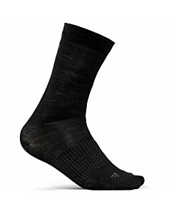 CRAFT - 2-pack wool liner sock - Zwart