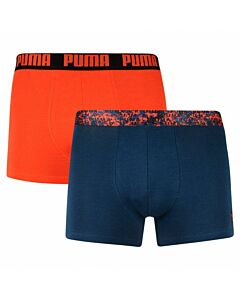 PUMA ACCESSOIRES - puma men printed elastic boxer 2p - Roze-Multicolour
