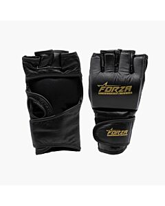 FORZA - Genuine leather MMA Gloves - zwart combi