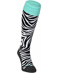 BRABO - bc8300c socks zebra - wit combi