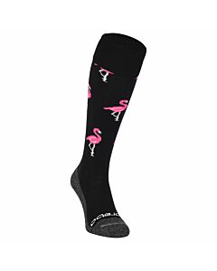 BRABO - bc8460b socks flamingo black/pink - Multicolour