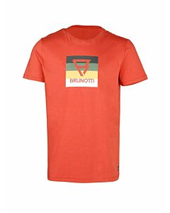 BRUNOTTI - tim-print men t-shirt - Rood