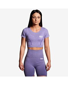FORZA - seamless crop top - paars