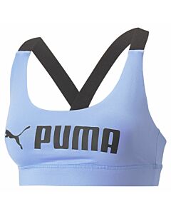PUMA - mid impact puma fit bra - Paars