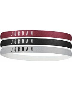 NIKE ACCESSOIRES - jordan headbands 3 pk - Rood