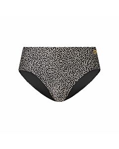 TEN CATE BEACH - mid waist bikini bottom - Zwart-Wit
