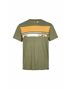 ONEILL - Mykhe T-shirt - groen combi