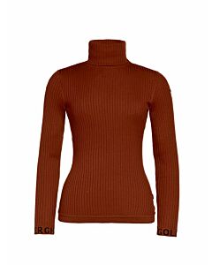 GOLDBERGH - Mira ls knit sweater - bruin