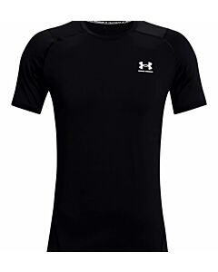UNDER ARMOUR - ua hg armour fitted ss - Zwart