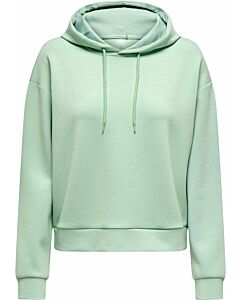ONLY PLAY - lounge ls hood swt curvy - Groen-Multicolour