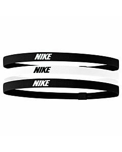 NIKE ACCESSOIRES - nike elastic headbands 2.0 3 pk - Zwart