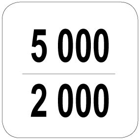 5000 / 2000
